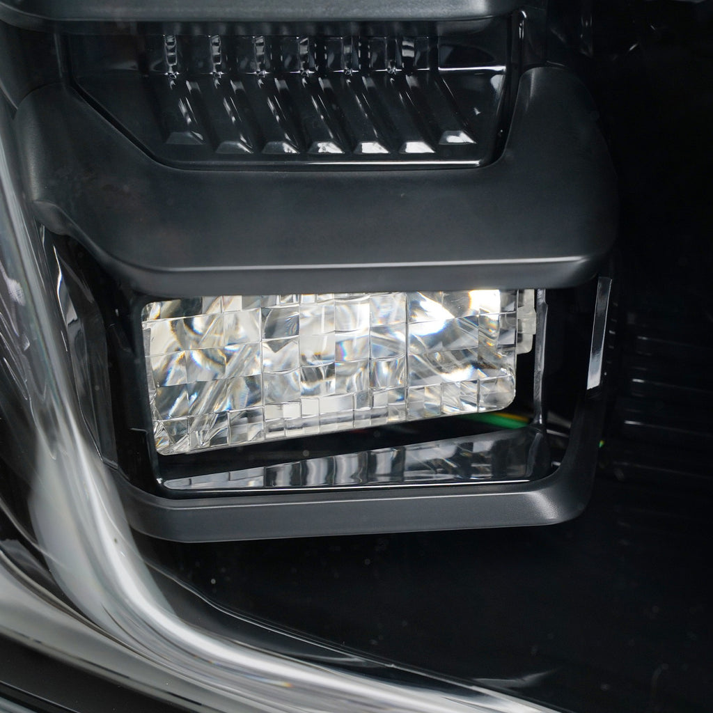 Pair LED projector headlight rear housing angle for 2018-2021 Ford Expedition
