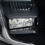 Pair LED projector headlight rear housing angle for 2018-2021 Ford Expedition