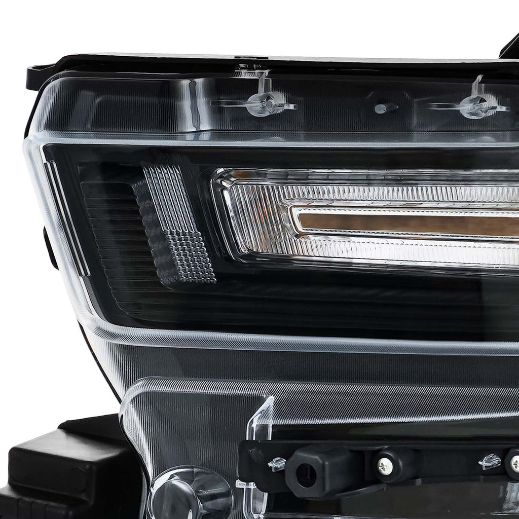 Pair halogen headlight rear housing angle for 2024-2026 Chevy Silverado 2500HD