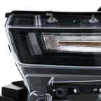 Pair halogen headlight rear housing angle for 2024-2026 Chevy Silverado 2500HD