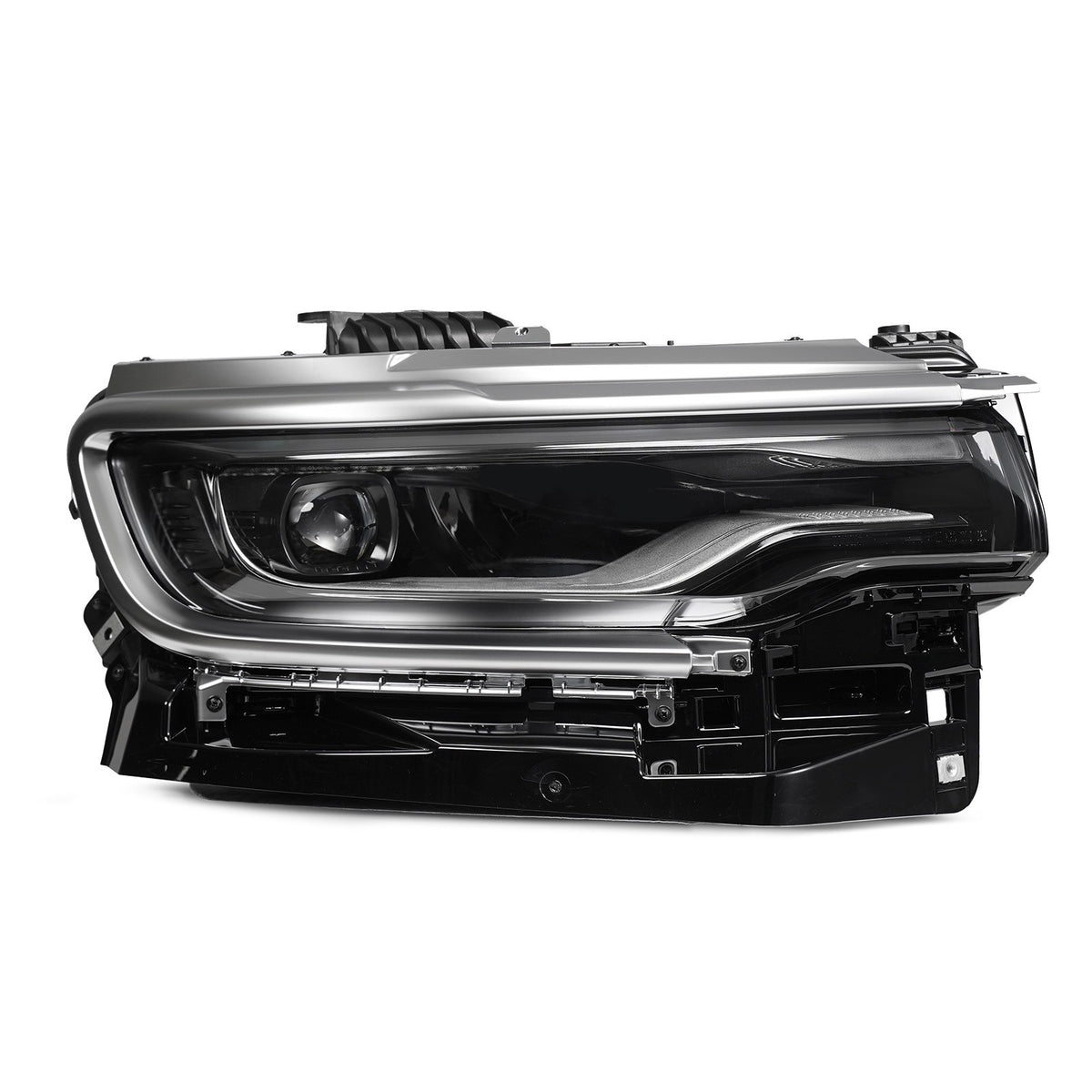 Pair LED headlight rear housing angle for 2022-2025 Jeep Wagoneer / Wagoneer L