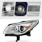 Pair HID headlight front angle for 2013-2017 Buick Enclave