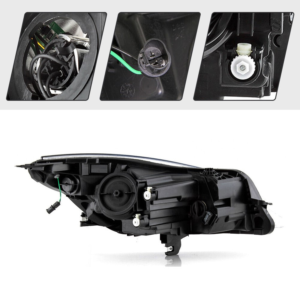 Left halogen projector headlight side angle for 2014-2017 Buick Regal