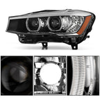 Left HID headlight side angle for 2015-2017 BMW X3 F25 / 2015-2018 X4 F26