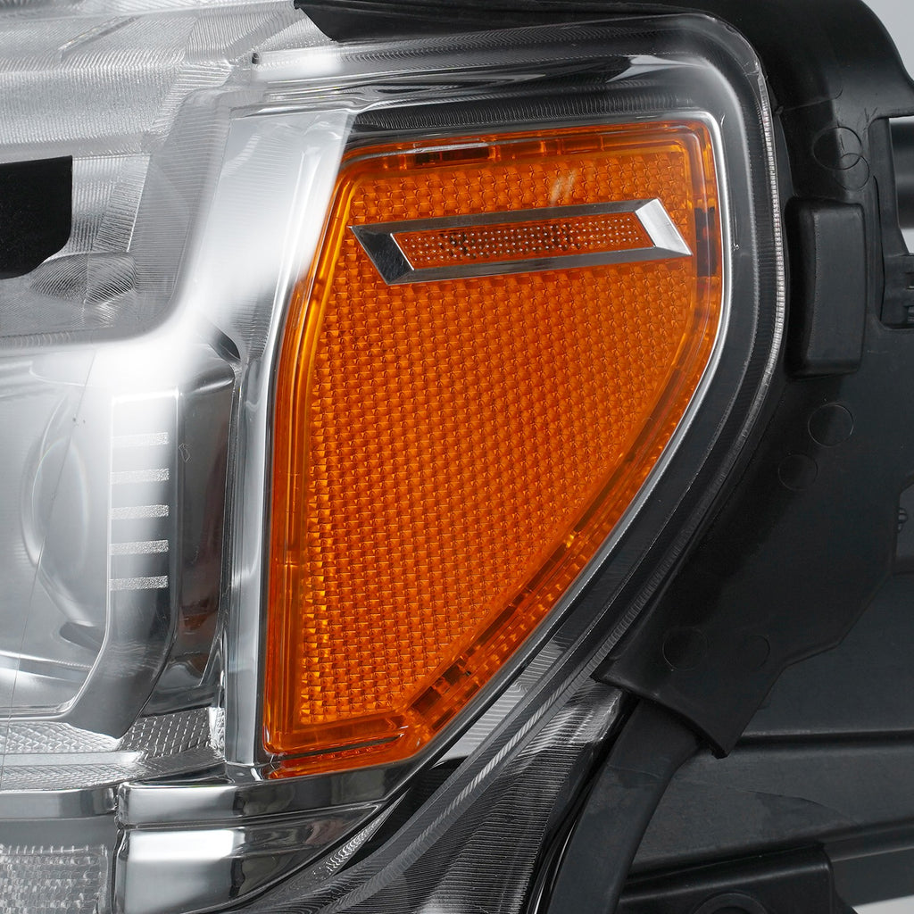 Pair LED headlight rear housing angle for 2022-2026 Chevrolet Silverado 1500