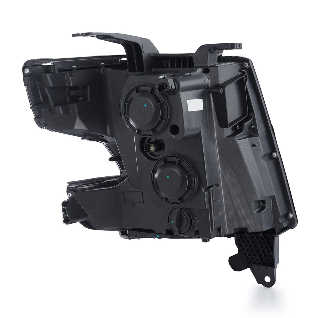 Pair halogen projector headlight rear housing angle for 2015-2020 Chevy Tahoe