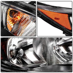 Left halogen headlight side angle for 2014-2019 Ford Fiesta