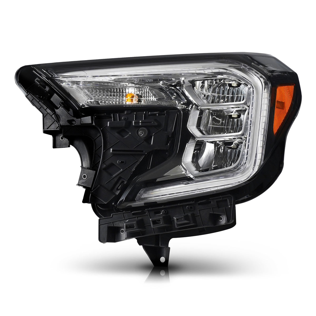 Pair LED headlight rear housing angle for 2022-2024 GMC Terrain