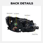 Chrome Projector Halogen headlight features and specifications for 2015-2020 Subaru WRX (image 3)