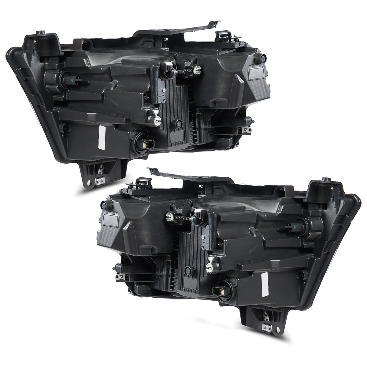 Pair LED headlight rear housing angle for 2025-2026 Ram 1500