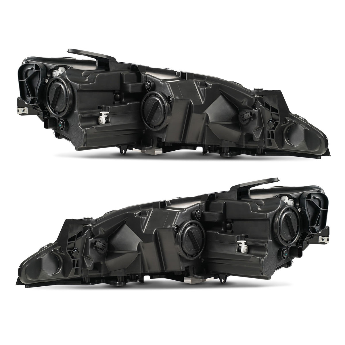 Pair halogen headlight rear housing angle for 2017-2020 Chrysler Pacifica