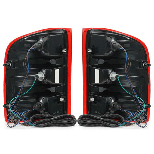 chrome halogen tail light view 7 for Chevy Silverado 1500 2500HD (2007-2013)