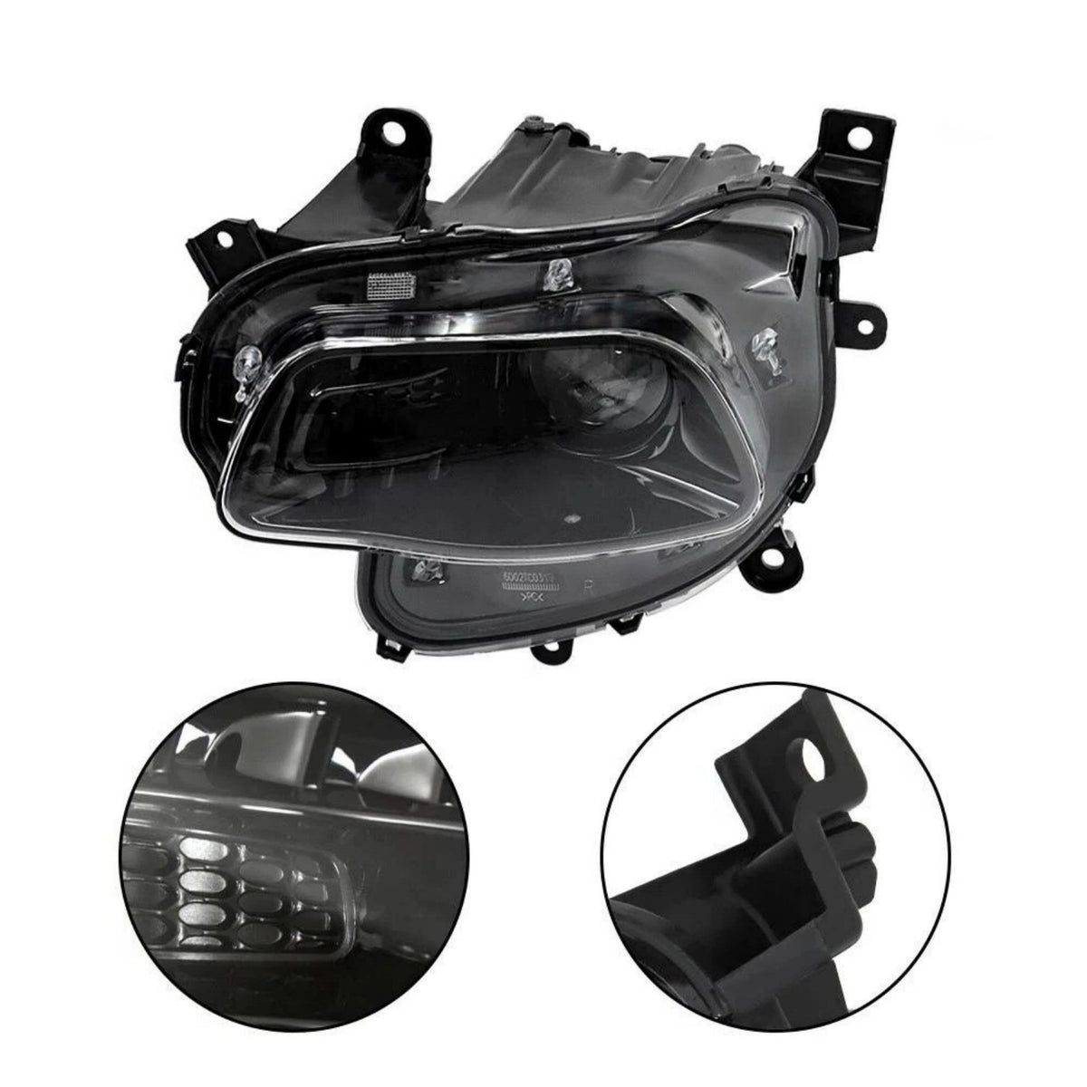 Left HID headlight side angle for 2014-2018 Jeep Cherokee
