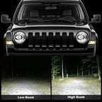 Chrome Halogen headlight features and specifications for 2007-2017 Jeep Patriot (image 2)