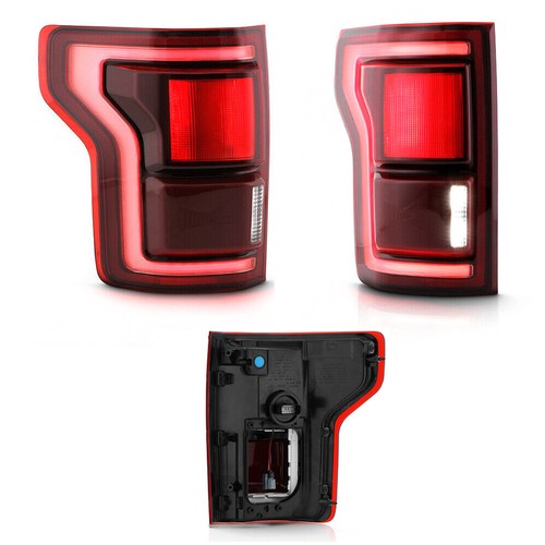 dark red LED tail light view 7 for Ford F-150 Raptor with BLIS (2017-2019)