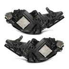 Black HID Projector headlights pair front view for 2017-2020 Chrysler Pacifica