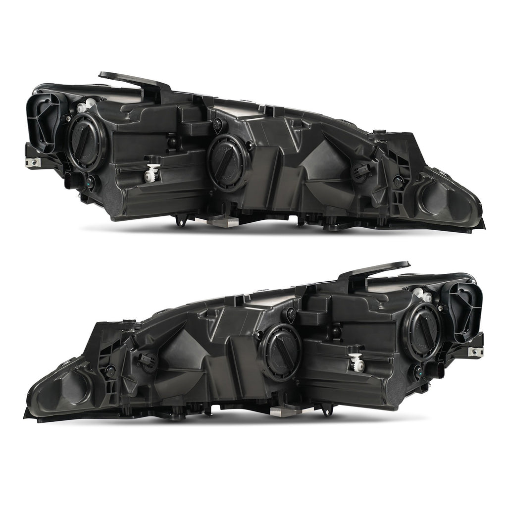 Pair halogen headlight rear housing angle for 2017-2020 Chrysler Pacifica
