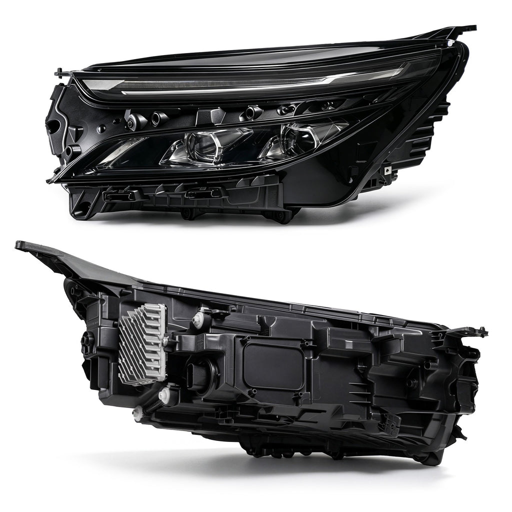 Pair LED headlight rear housing angle for 2022-2024 Chevrolet Equinox Premier