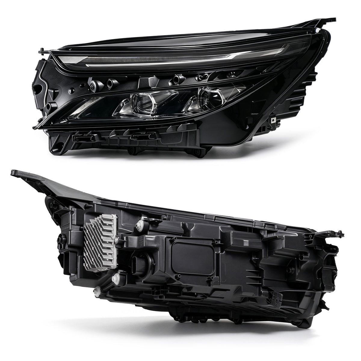 Pair LED headlight rear housing angle for 2022-2024 Chevrolet Equinox Premier