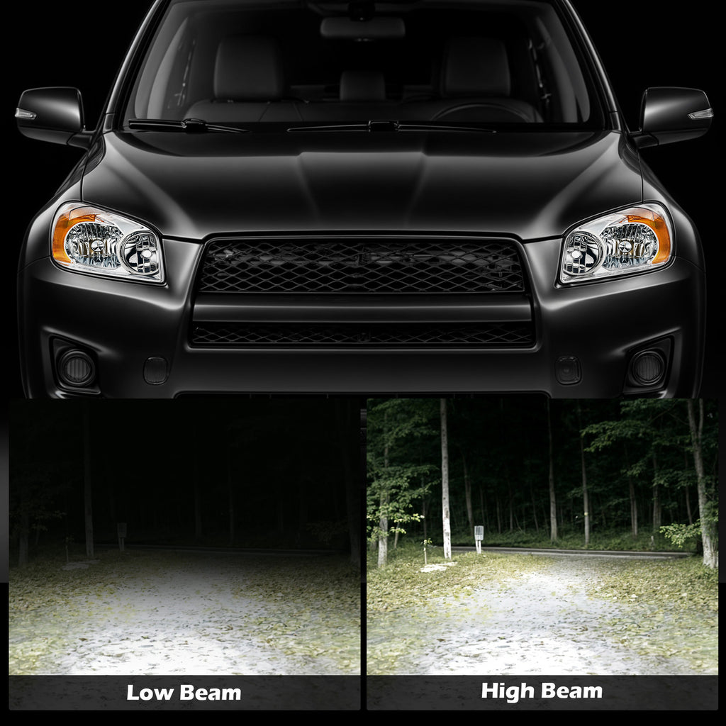 Chrome Halogen headlight features and specifications for 2009-2012 Toyota RAV4 (image 2)