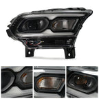 Left LED projector headlight side angle for 2021-2026 Dodge Durango