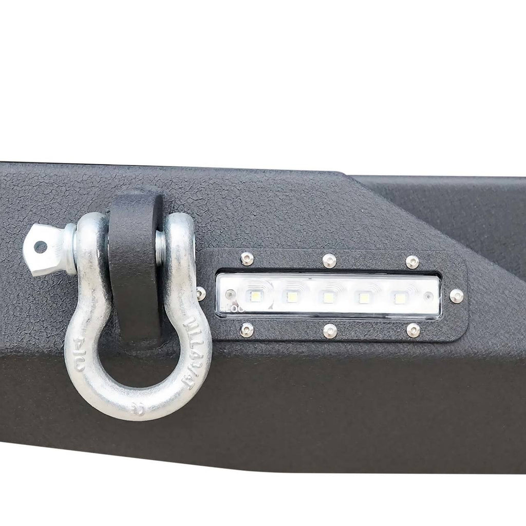 Rear Rock Crawler Bumper and Tire Carrier for Wrangler JK 2007-2018 Bumper