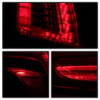 dark red LED tail light view 7 for Cadillac XT5 (2020-2025)
