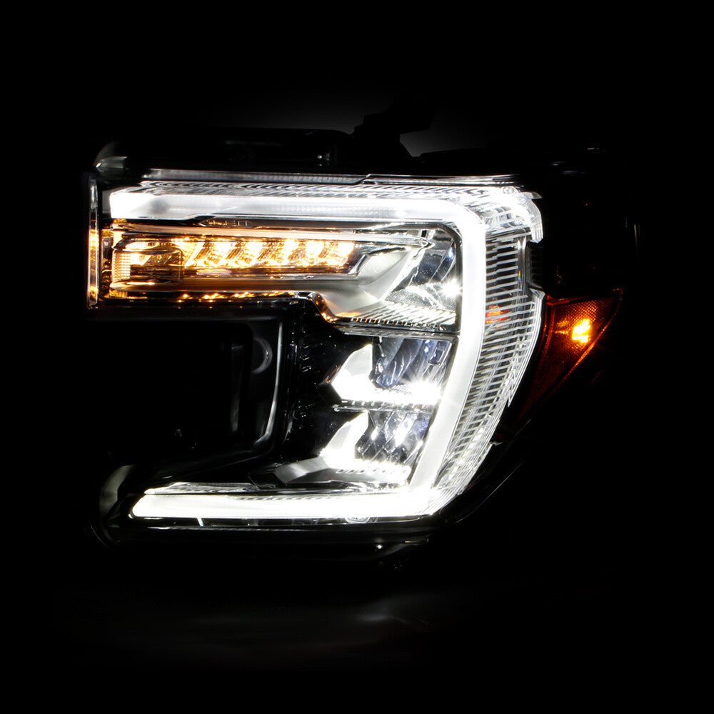 Pair LED headlight front angle for 2019-2021 GMC Sierra 1500