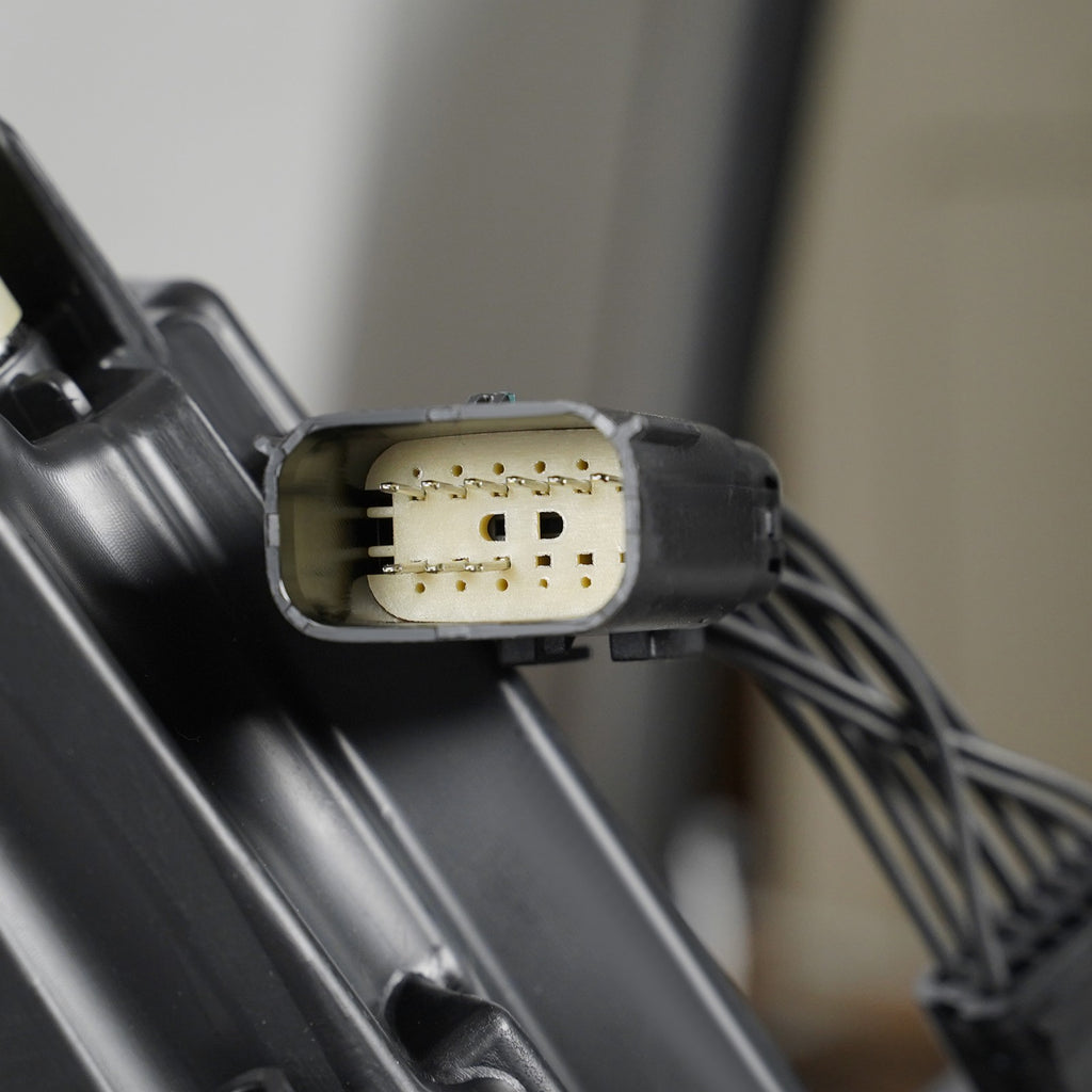 Pair LED headlight rear housing angle for 2020-2025 Cadillac CT4