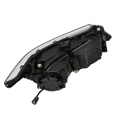 Black Full LED Jewel Eye headlight side angle for 2014-2016 Acura MDX