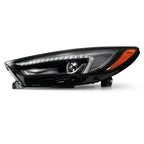 Left LED headlight lens close-up for 2018-2021 Buick Enclave