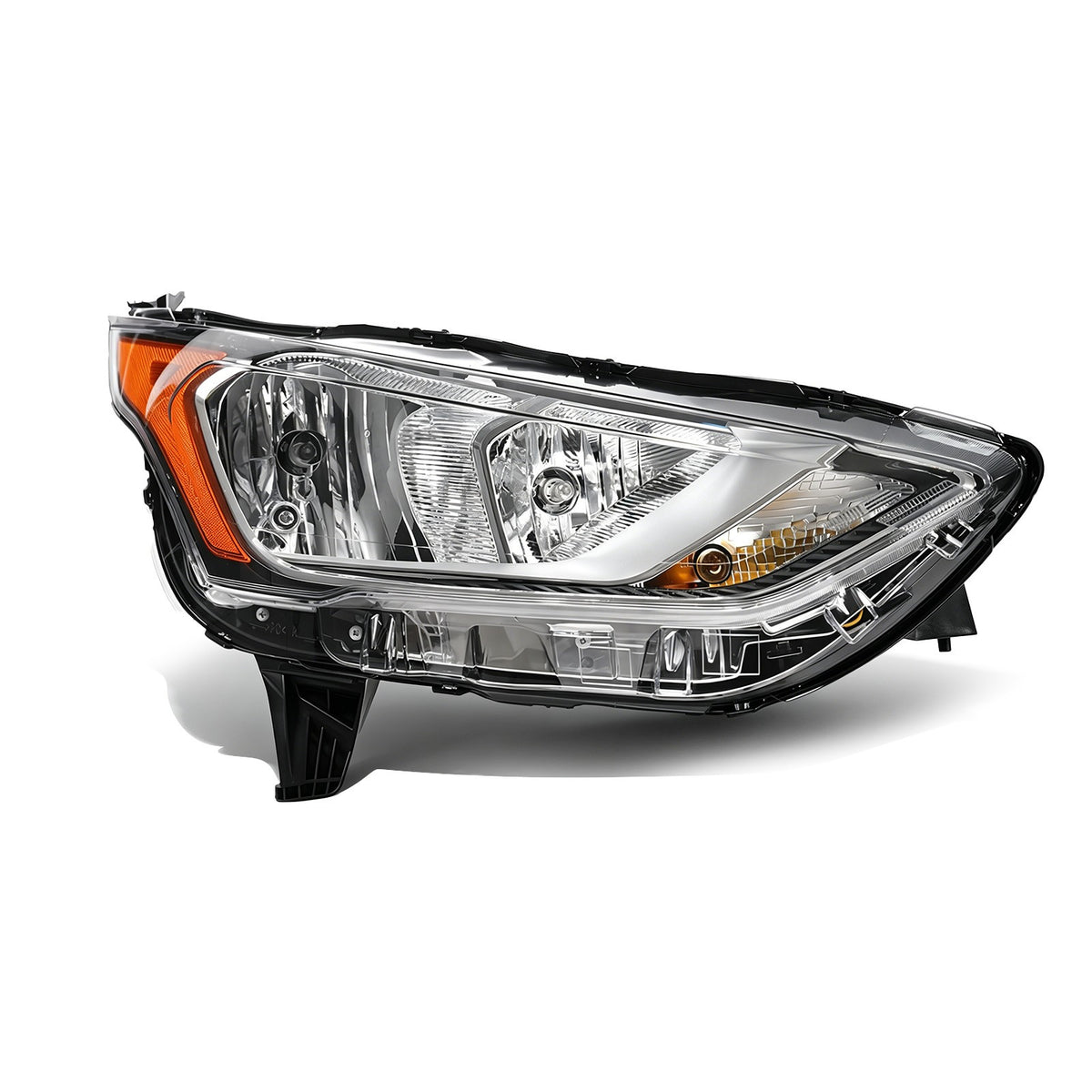 Pair halogen headlight rear housing angle for 2019-2023 Ford Transit Connect