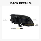 Chrome Projector Halogen headlight features and specifications for 2007-2012 GMC Acadia (image 2)