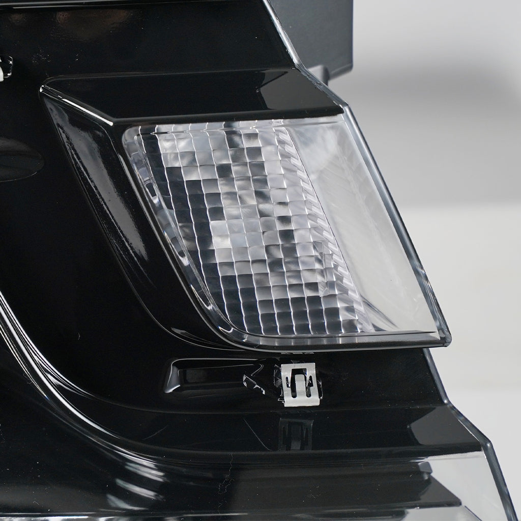 Pair LED headlight rear housing angle for 2018-2021 Ford Expedition