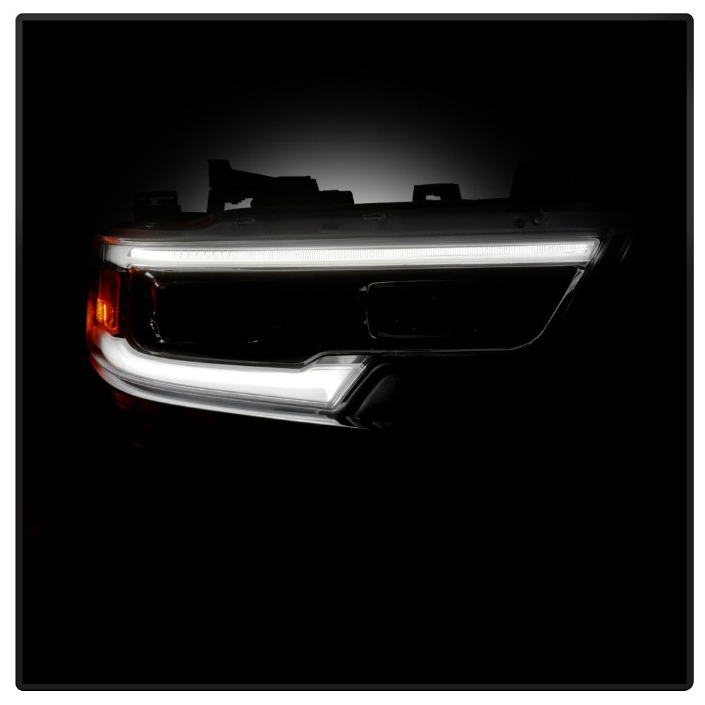 Right LED headlight side angle for 2019-2024 Ram 1500