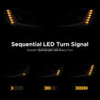 C7 Style LED Projector headlight features and specifications for 2005-2013 Chevrolet Corvette C6 (image 4)