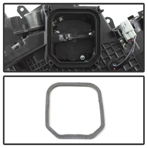 Pair HID headlight rear housing angle for 2007-2009 Lexus ES350