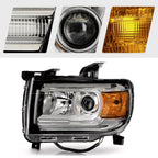 Right halogen projector headlight side angle for 2015-2022 GMC Canyon