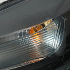 Left halogen headlight lens close-up for 2016-2017 Chevy Equinox