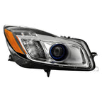 Pair HID headlight front angle for 2012-2013 Buick Regal