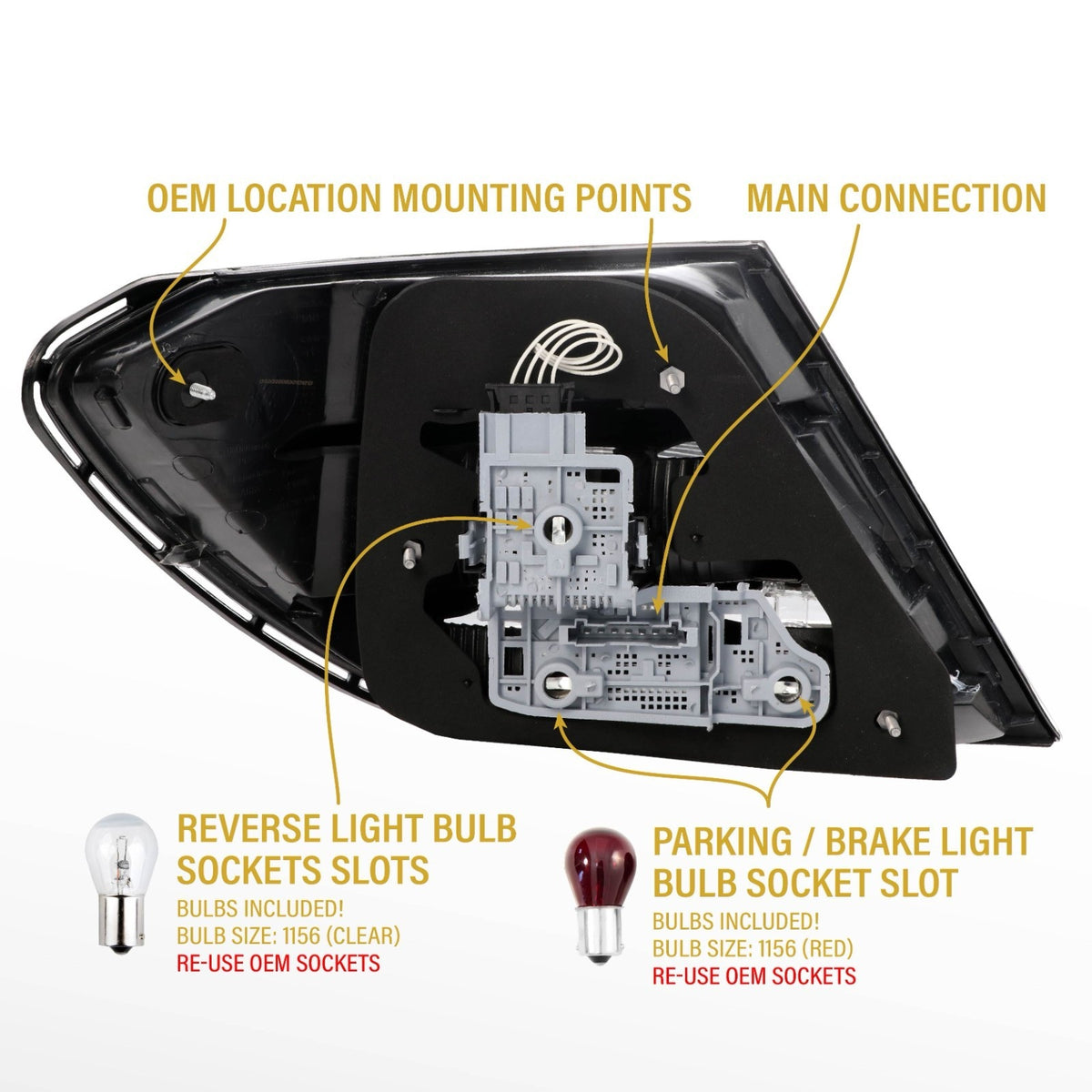 Back with OEM mounting points