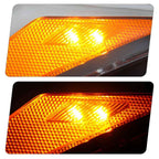 Pair halogen headlight rear housing angle for 2013-2017 Chevrolet Traverse