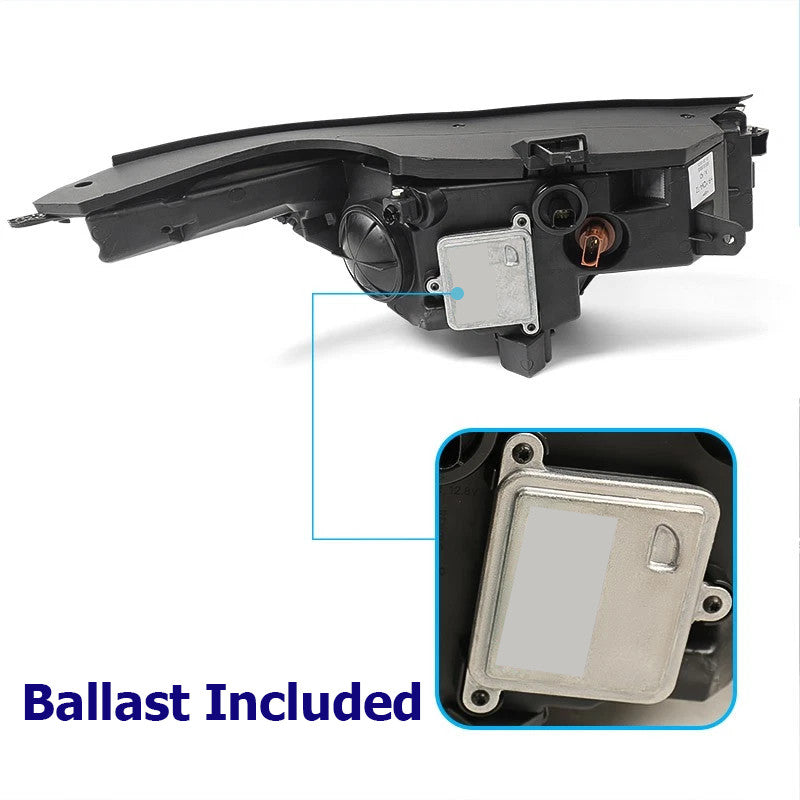 Hid headlight connector close-up for 2017-2019 GMC Acadia