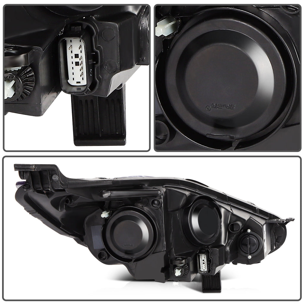 Halogen headlight adjuster close-up for 2014-2019 Ford Fiesta