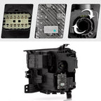 Right LED headlight side angle for 2022-2026 Chevrolet Silverado 1500