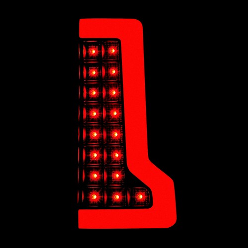 black housing LED tail light view 8 for Chevy Silverado 1500 2500 3500 (2003-2006)