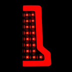 black housing LED tail light view 8 for Chevy Silverado 1500 2500 3500 (2003-2006)