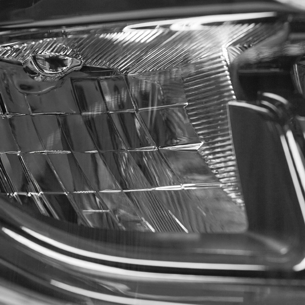 Left LED headlight lens close-up for 2022-2024 Ford Maverick XL/XLT