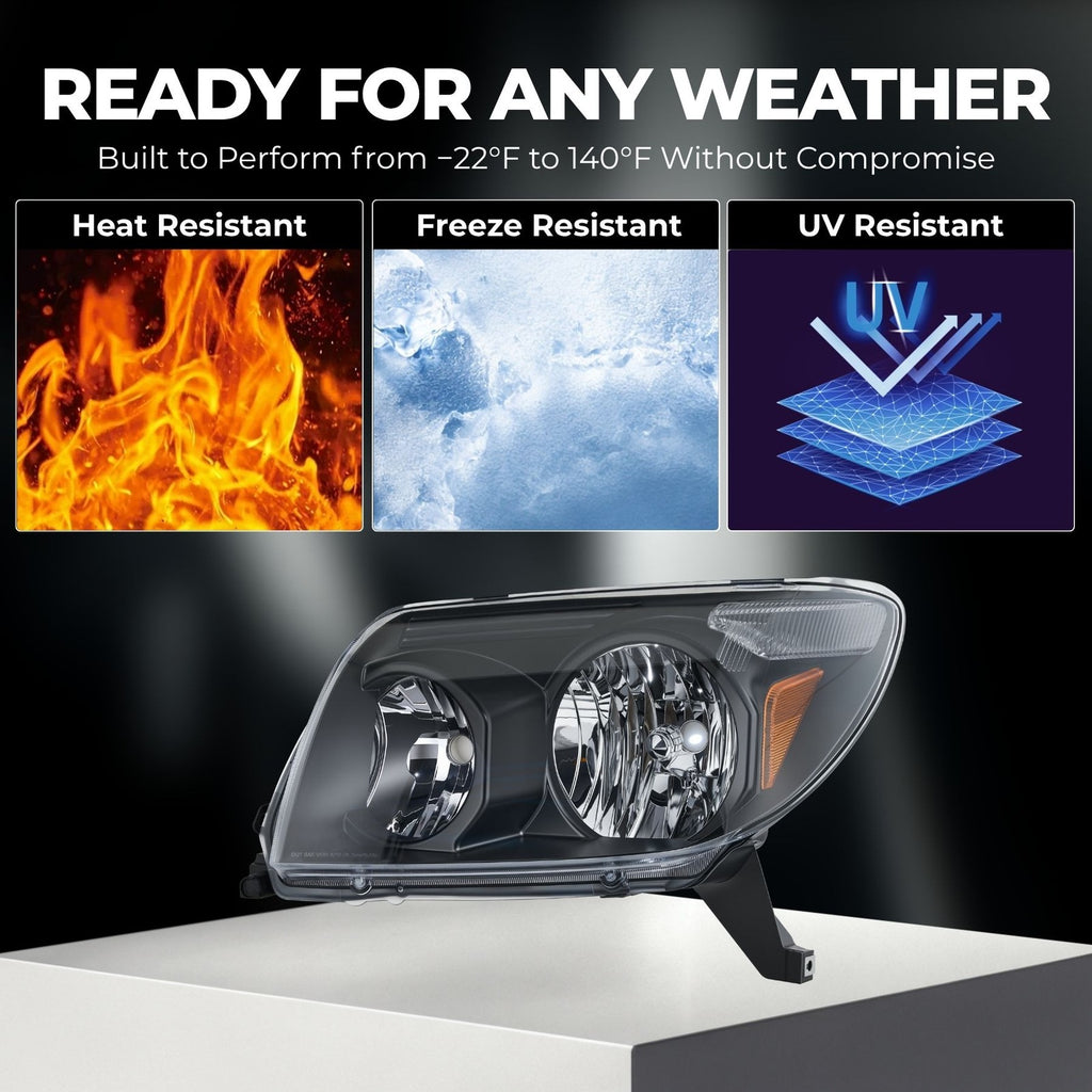 Black Halogen headlight features and specifications for 2003-2005 Toyota 4Runner (image 4)