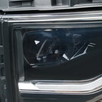 Left LED headlight lens close-up for 2025-2026 Chevrolet Tahoe / Suburban